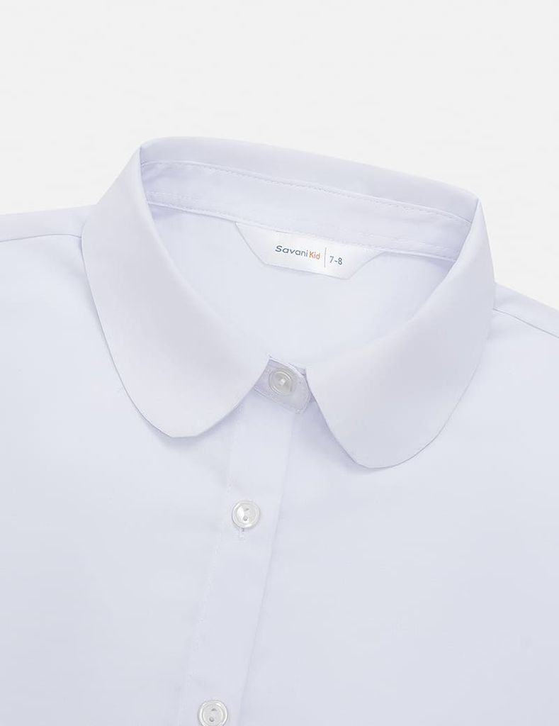 Áo sơ mi dài tay bé gái