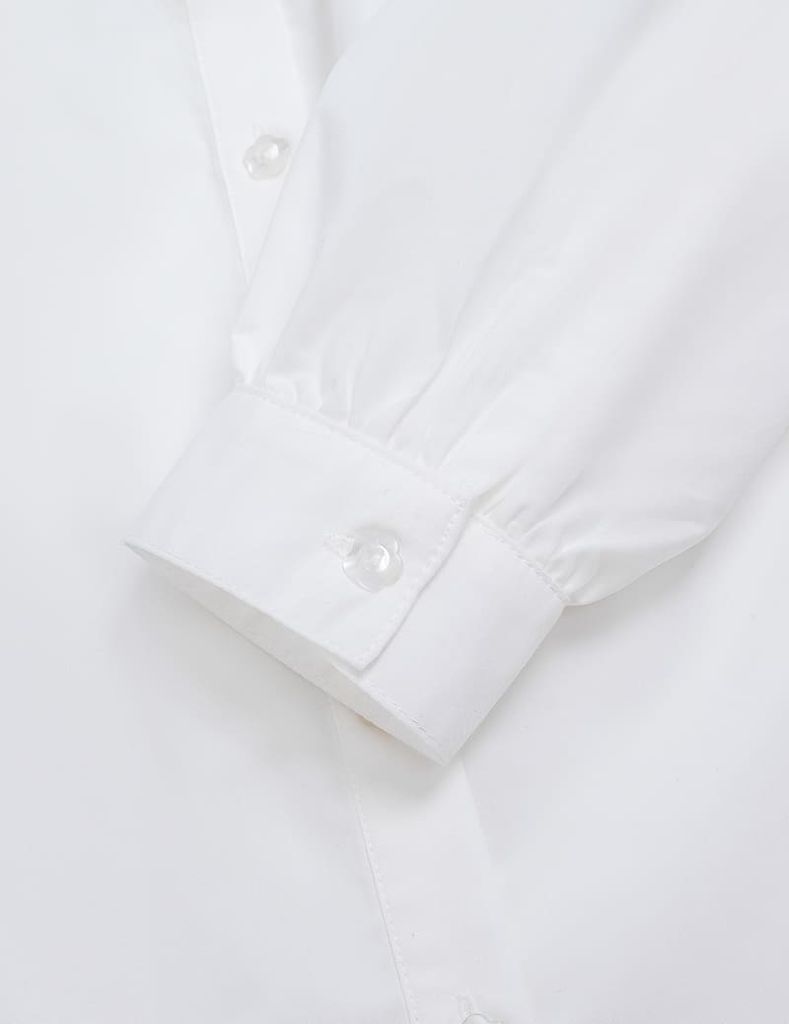 Áo sơ mi bé gái dài tay