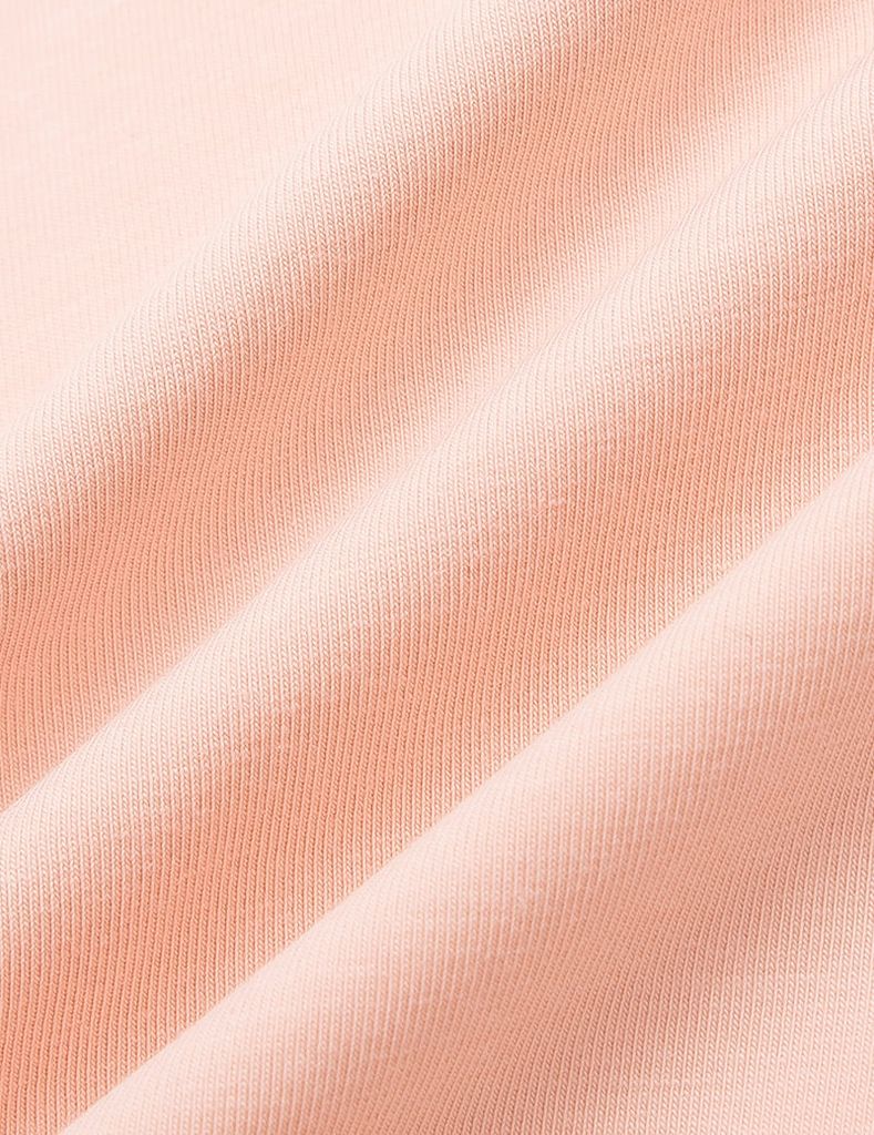 Áo thun dài tay bé gái cổ tròn hình in trước ngực