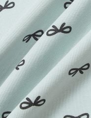 Áo thun dài tay cổ tròn bé gái hình in thân trước