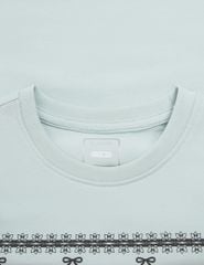 Áo thun dài tay cổ tròn bé gái hình in thân trước