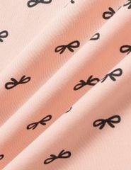 Áo thun dài tay cổ tròn bé gái hình in thân trước