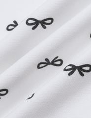 Áo thun dài tay cổ tròn bé gái hình in thân trước