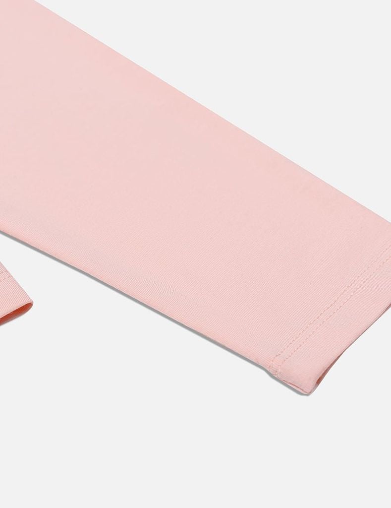 Áo thun dài tay cổ tròn bé gái