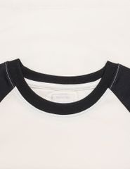 Áo thun dài tay cổ tròn bé gái hình in thân trước