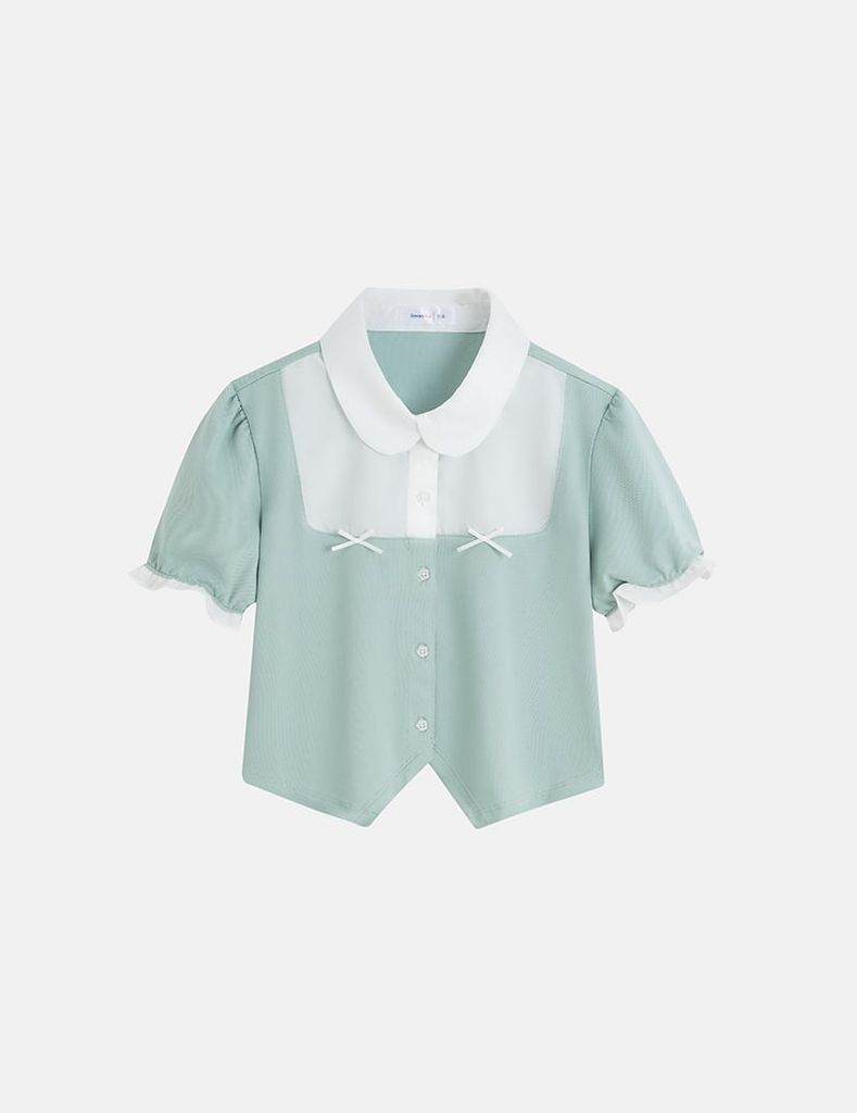 Áo polo ngắn tay bé gái