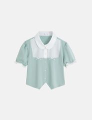 Áo polo ngắn tay bé gái