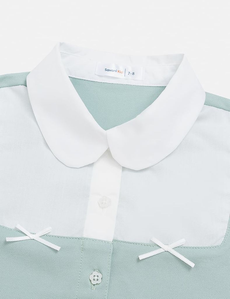 Áo polo ngắn tay bé gái