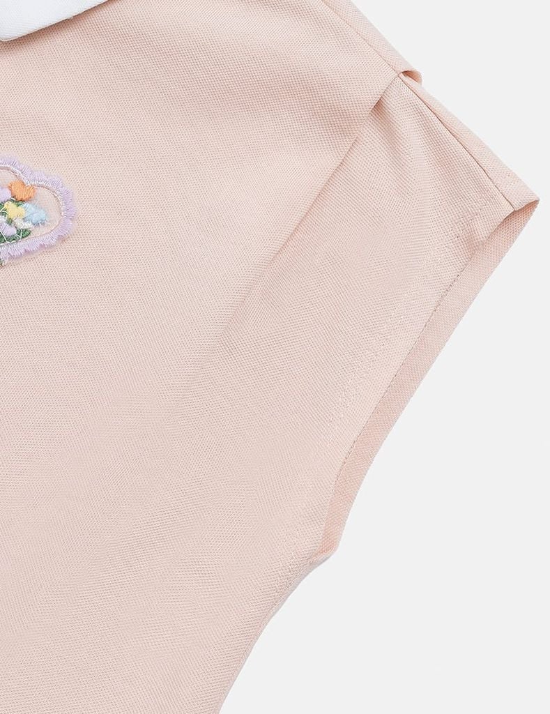 Áo polo ngắn tay bé gái