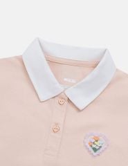 Áo polo ngắn tay bé gái