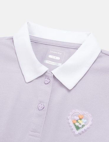 Áo polo ngắn tay bé gái