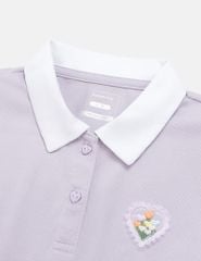 Áo polo ngắn tay bé gái