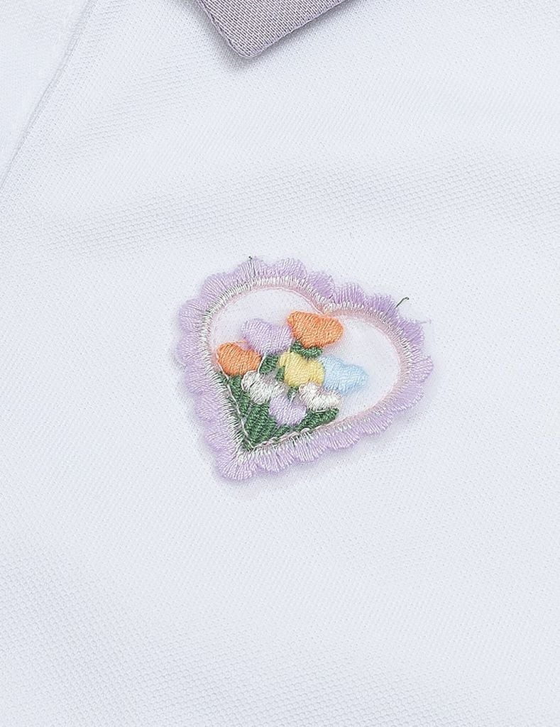 Áo polo ngắn tay bé gái