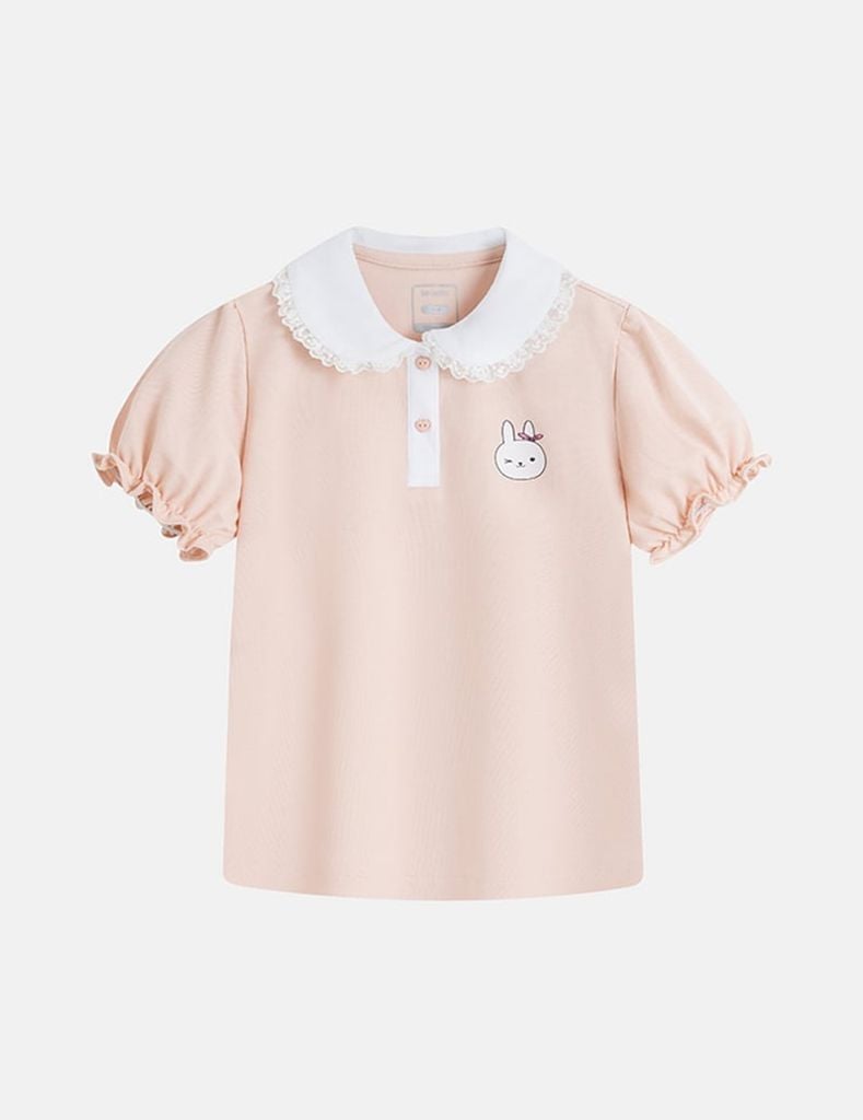 Áo polo ngắn tay bé gái