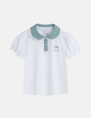 Áo polo ngắn tay bé gái