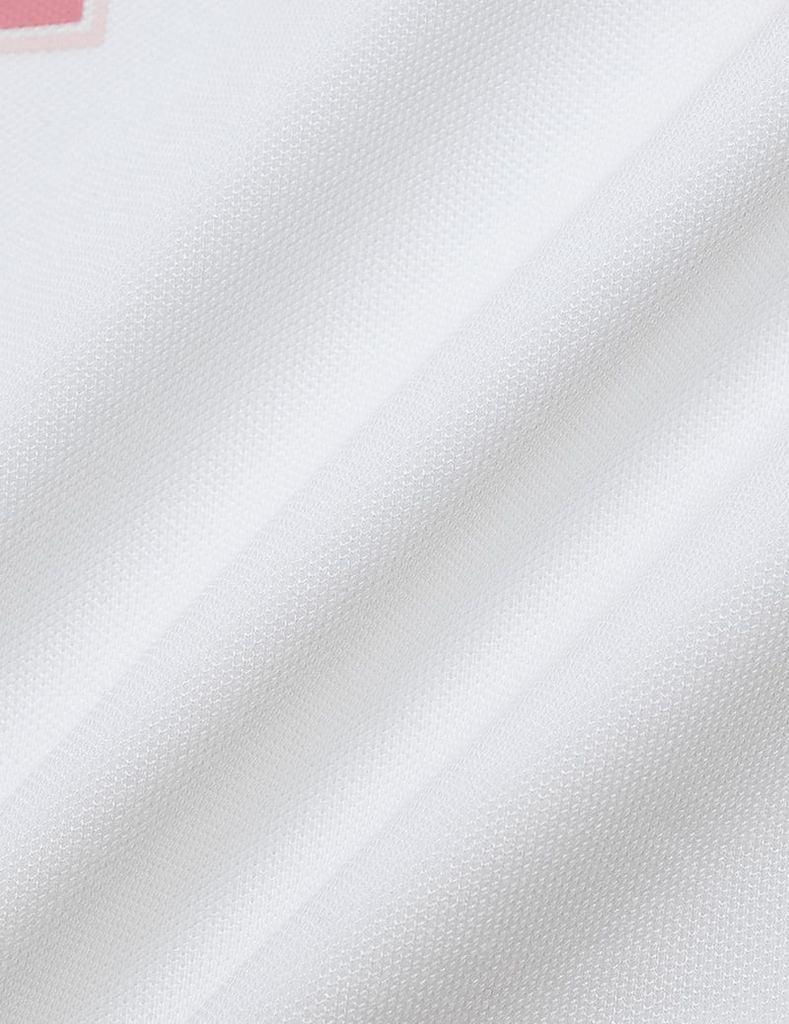Áo polo ngắn tay bé gái hình in trước ngực