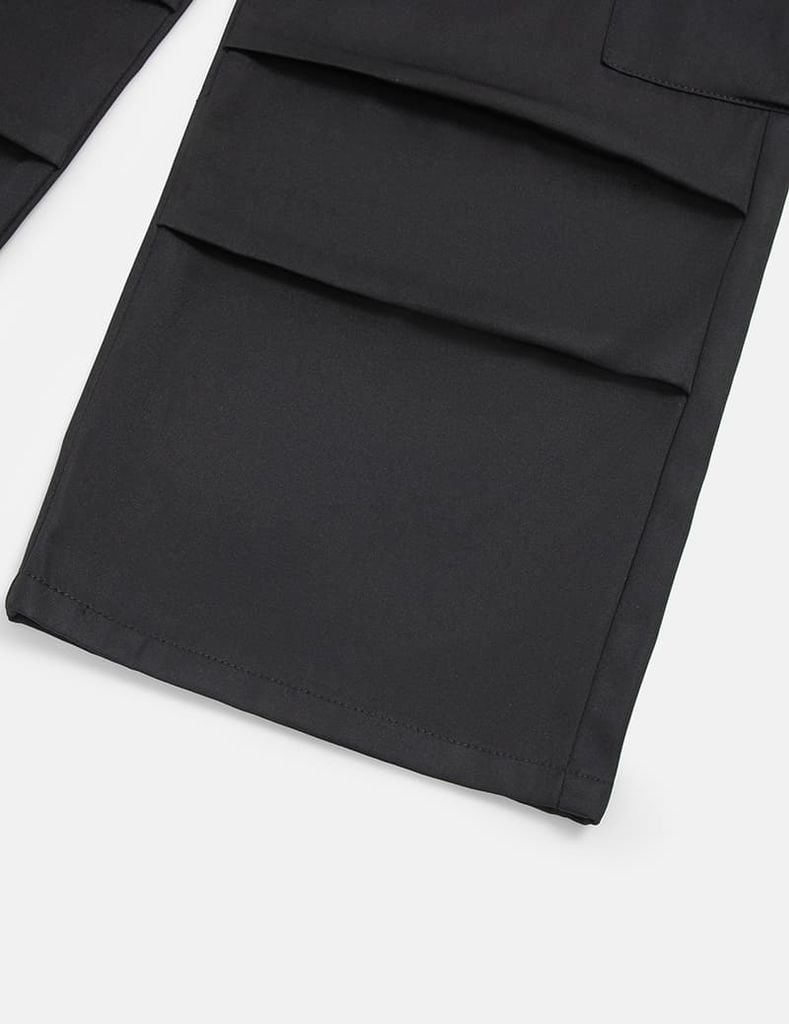 Quần khaki bé gái cạp chun mác dệt thân trước