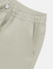 Quần khaki bé gái cạp chun mác dệt thân trước