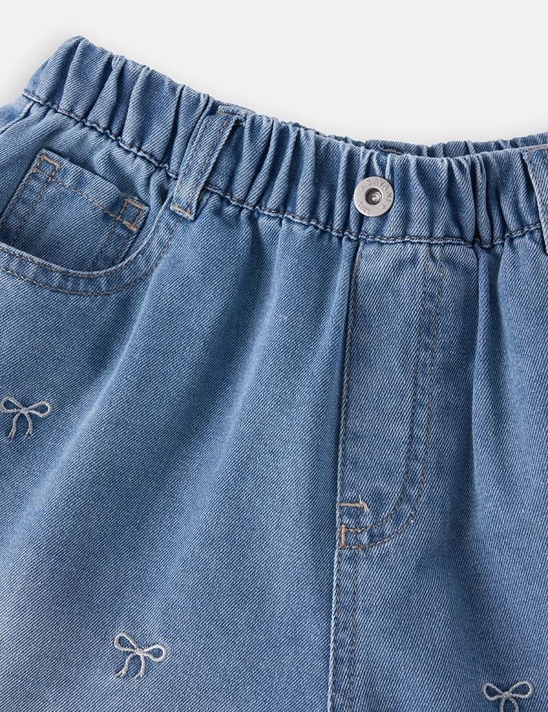 Quần short jean bé gái
