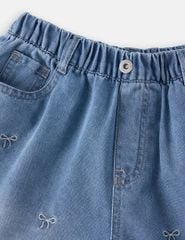 Quần short jean bé gái