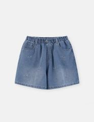 Quần short jean bé gái
