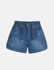 Quần short jean bé gái