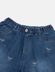 Quần short jean bé gái