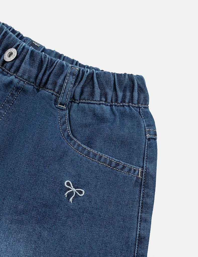 Quần short jean bé gái