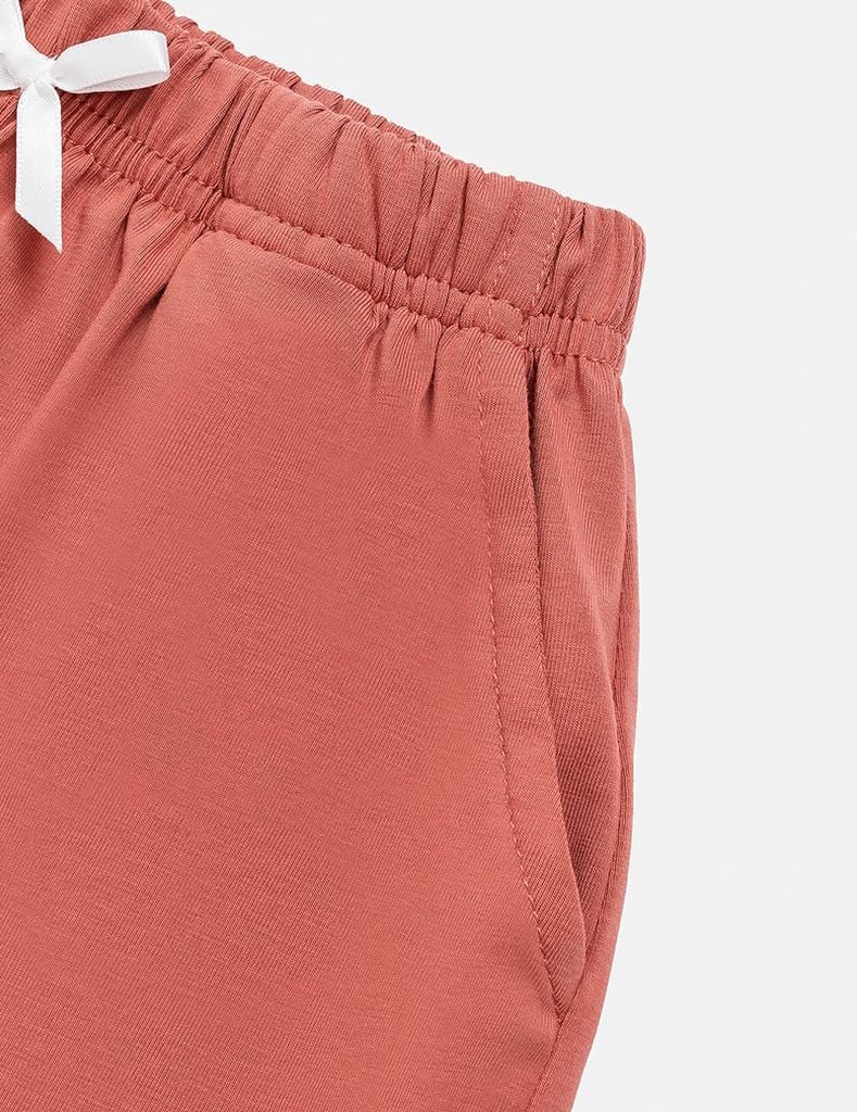 Quần short dệt kim bé gái