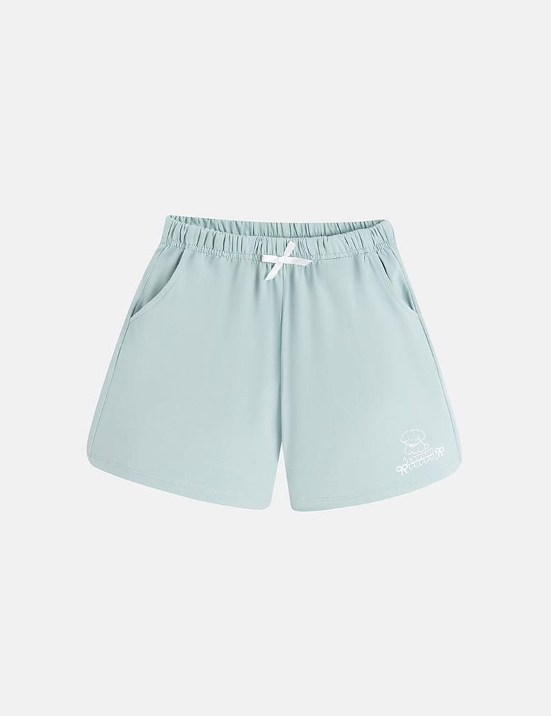 Quần short dệt kim bé gái