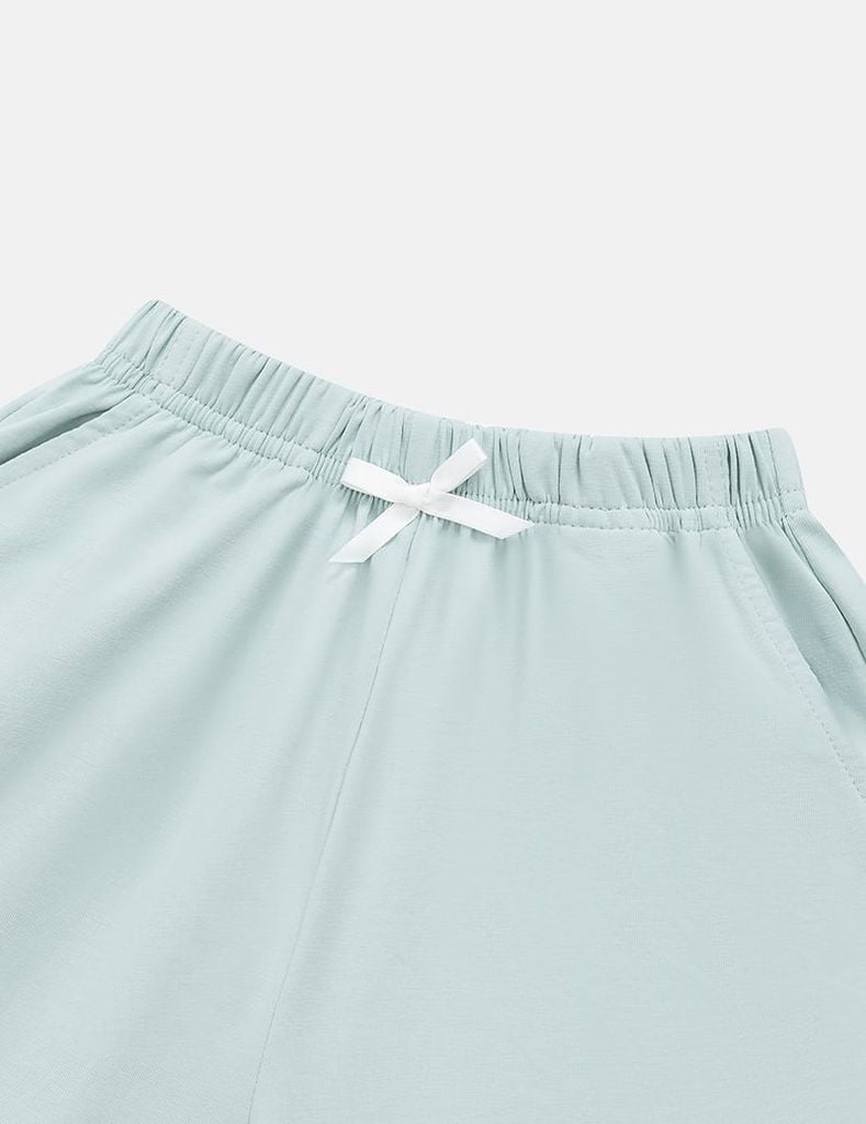 Quần short dệt kim bé gái