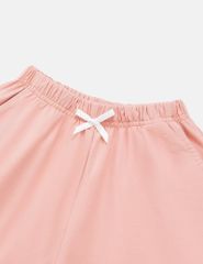 Quần short dệt kim bé gái
