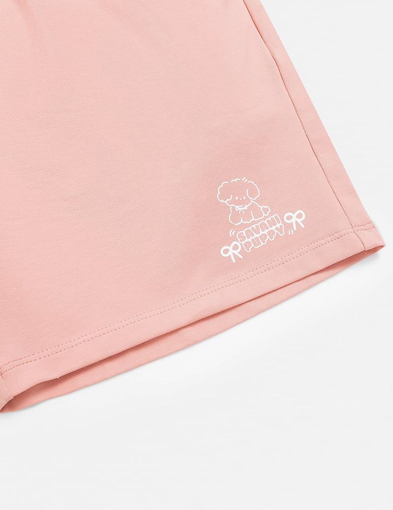 Quần short dệt kim bé gái