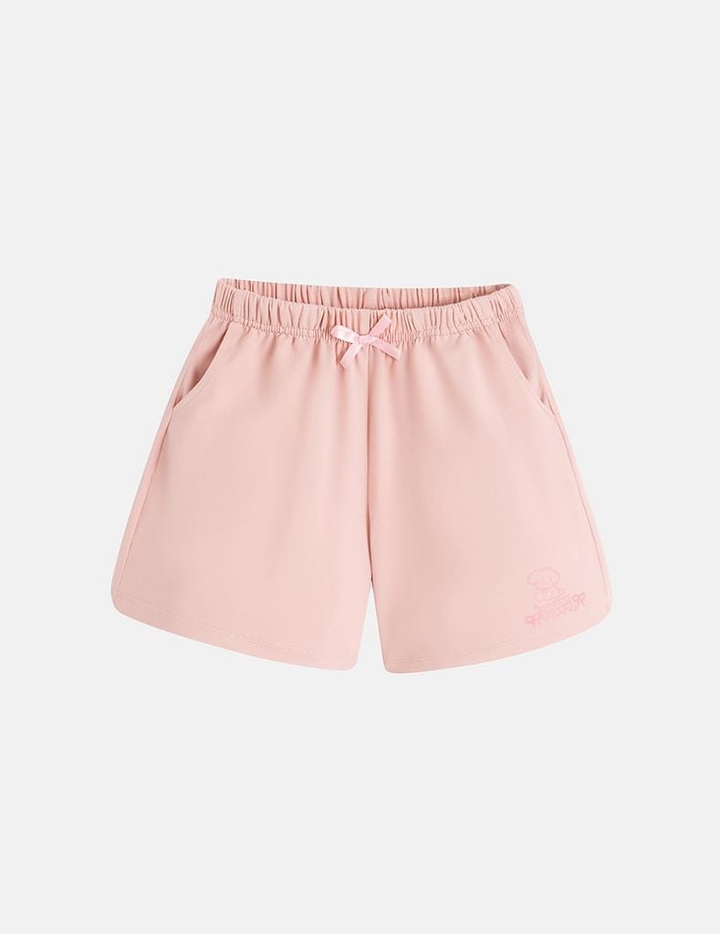 Quần short dệt kim bé gái