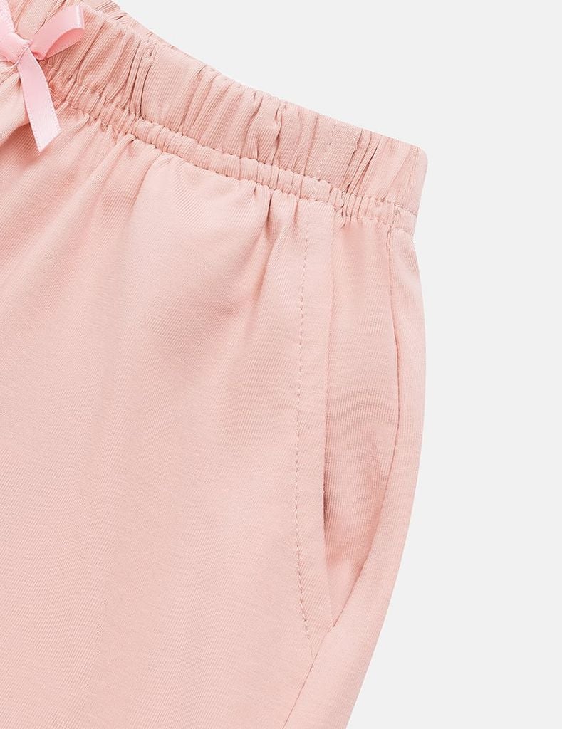 Quần short dệt kim bé gái