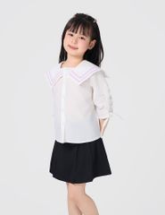 Chân váy khaki bé gái dáng A