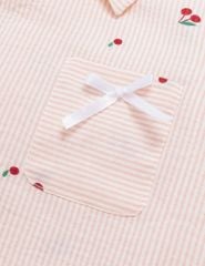 Áo sơ mi ngắn tay bé gái