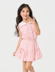 Áo sơ mi ngắn tay bé gái