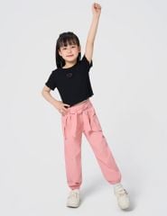 Áo thun bé gái có hình in trước ngực
