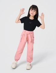 Áo thun bé gái có hình in trước ngực