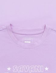 Áo thun ngắn tay cổ tròn bé gái