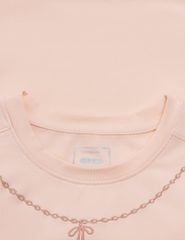 Áo thun ngắn tay cổ tròn bé gái