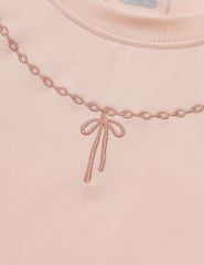 Áo thun ngắn tay cổ tròn bé gái