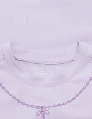 Áo thun ngắn tay cổ tròn bé gái