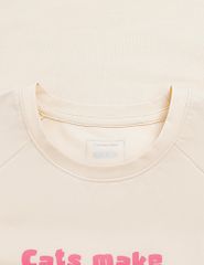 Áo thun ngắn tay cổ tròn bé gái