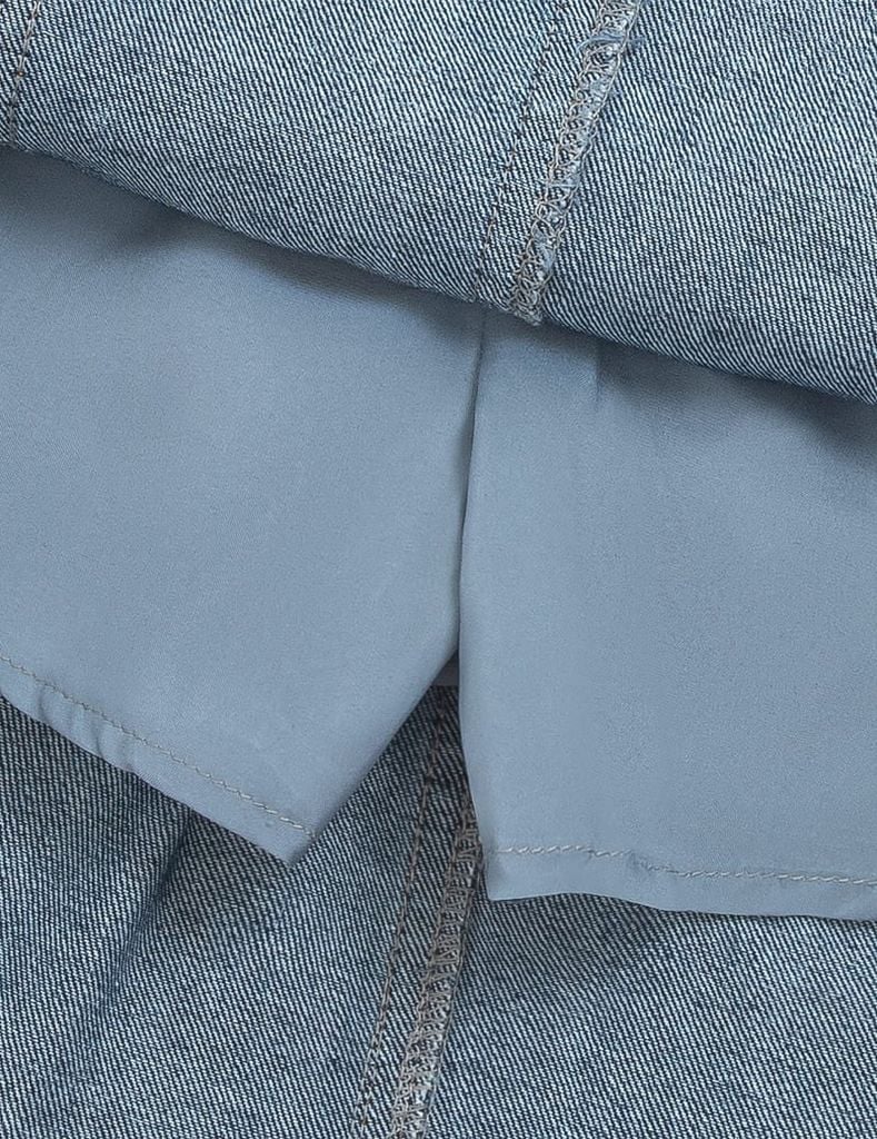 Chân váy jean bé gái mài nhẹ