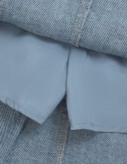 Chân váy jean bé gái mài nhẹ