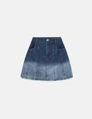 Chân váy jean bé gái mài nhẹ