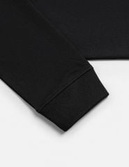 Áo nỉ cổ tròn nam phối vai khác màu