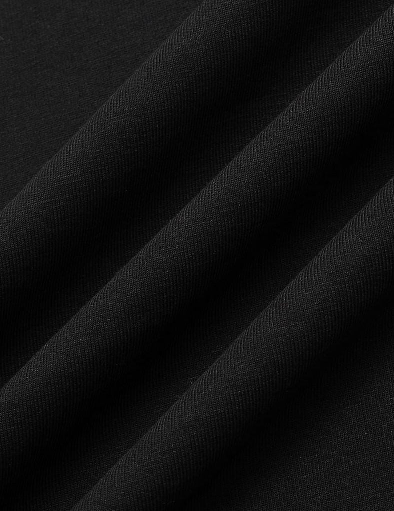 Áo nỉ cổ tròn nam phối vai khác màu